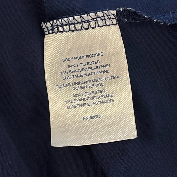 Lands' End Navy Blue Quarter-Zip Pullover Thin Material Size Large 42-44 - Picture 14 of 14